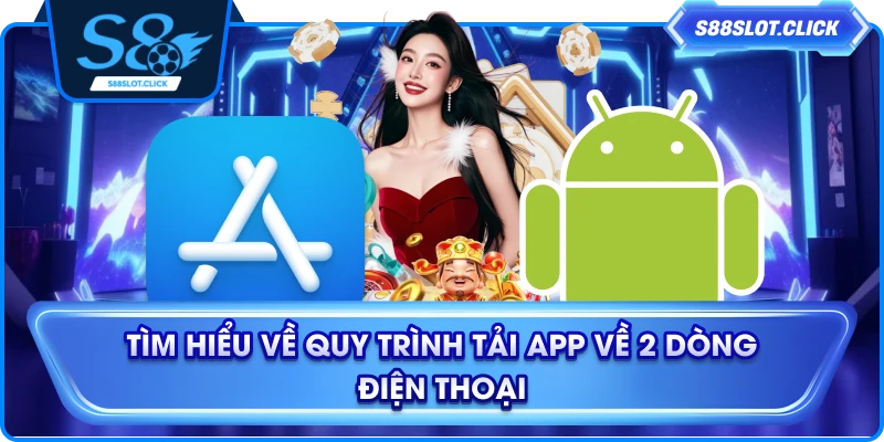 Tìm hiểu về quy trình tải app về 2 dòng điện thoại